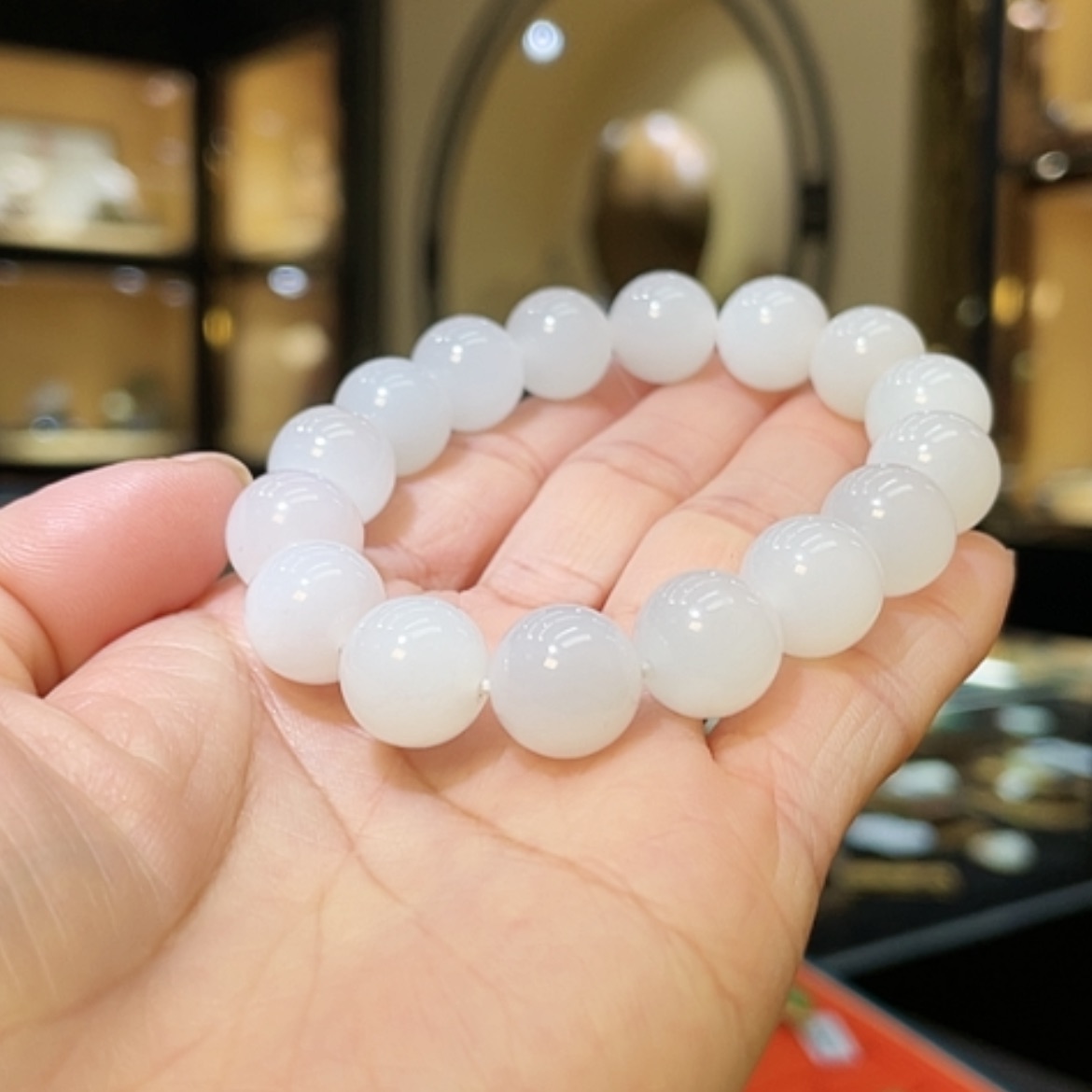 【闪购商品】和田玉手串未镶嵌12mm