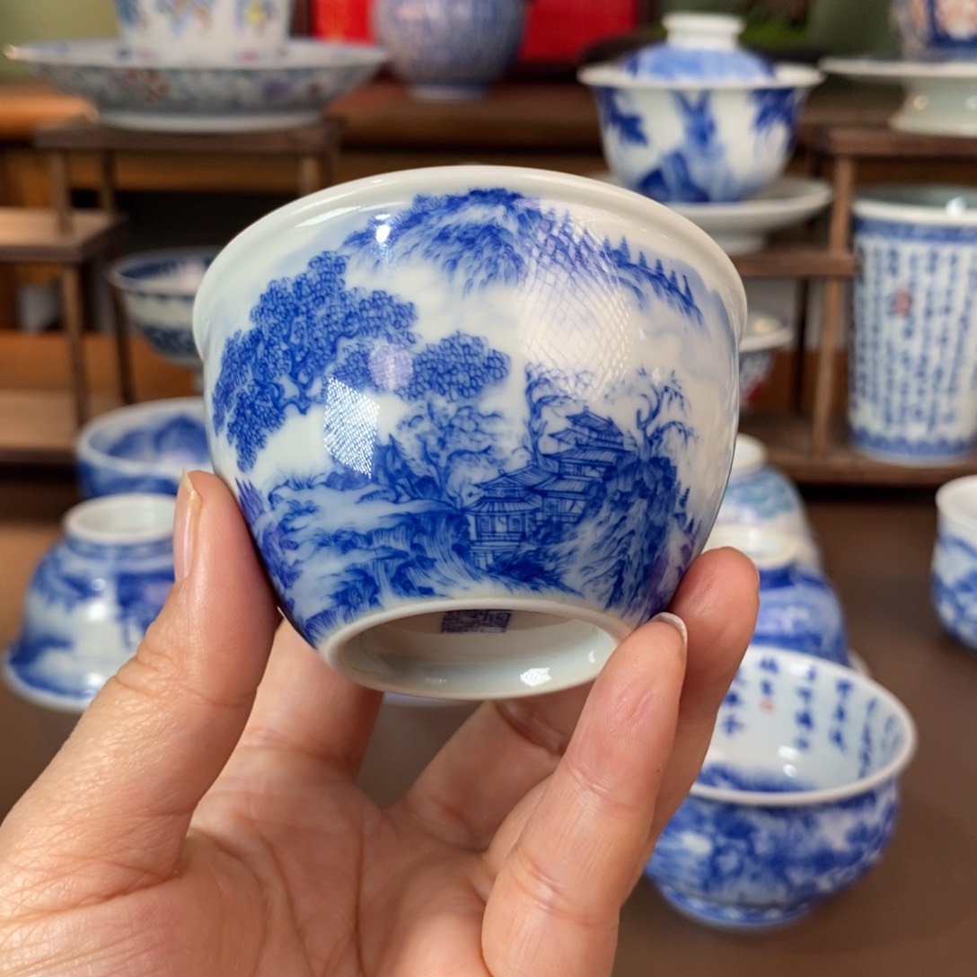 景德镇陶瓷手工手绘