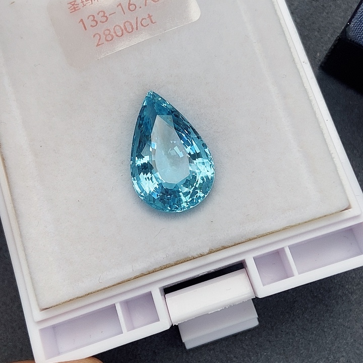 海蓝宝石裸石未镶嵌