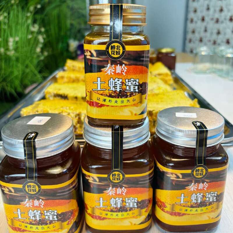 【泡水喝】3瓶装土蜂蜜纯蜂蜜无添加食用液态正宗成熟古法酿蜜