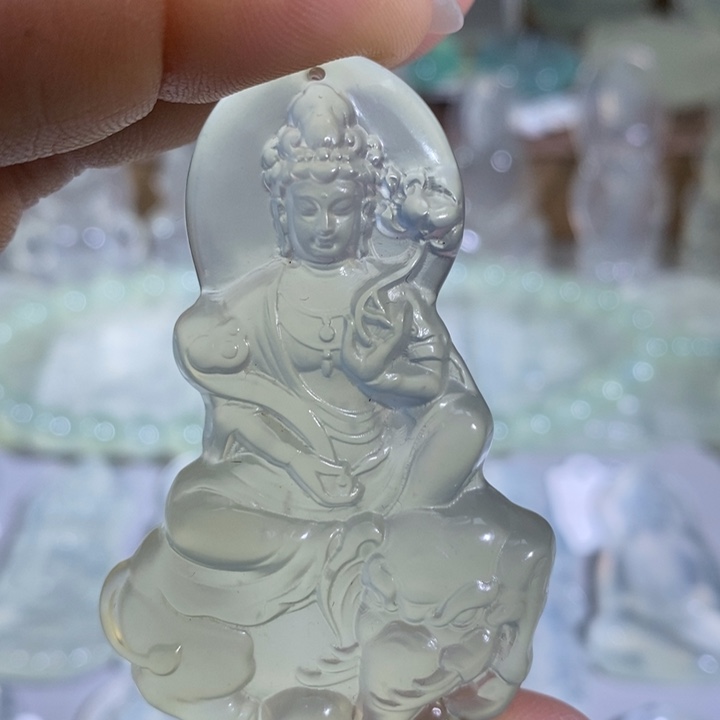 岫玉未镶嵌吊坠吊坠