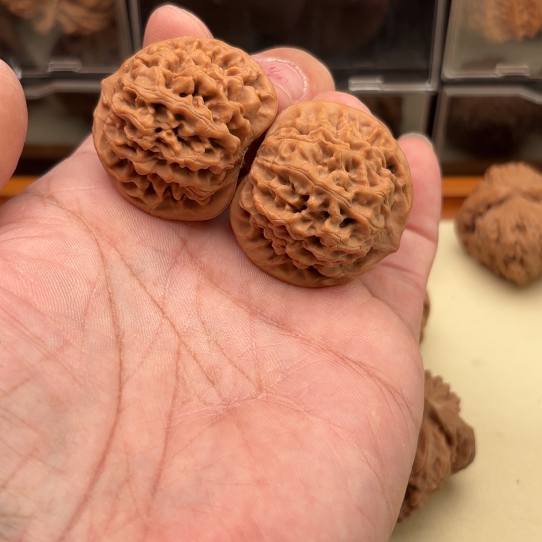 福***六把件文玩核桃秦闷