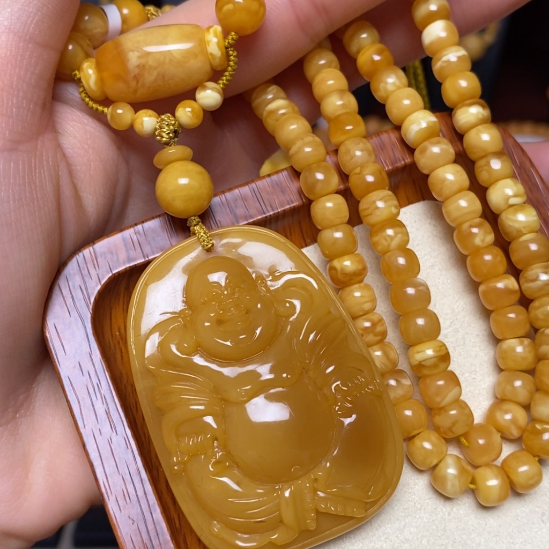 【闪购商品】蜜蜡颈饰未镶嵌项链