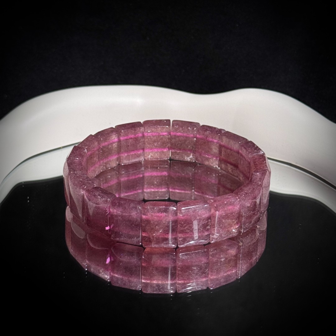 S2228【貝勒爺】草莓晶素圈手牌（多样性发其一）