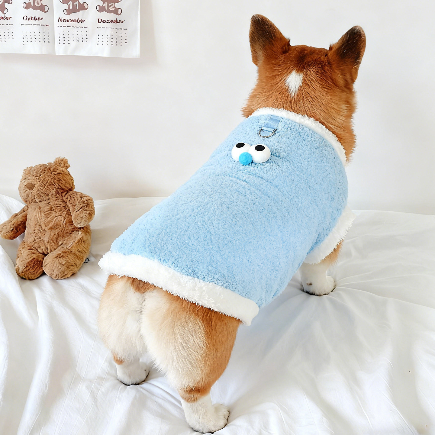 宠物狗狗可爱衣服秋冬款背心加绒保暖柯基泰迪中型犬冬装2025新款