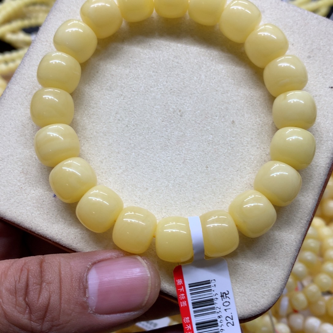 蜜蜡未镶嵌手链蜜蜡