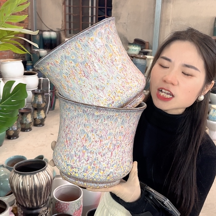 正品口22高21花盆……