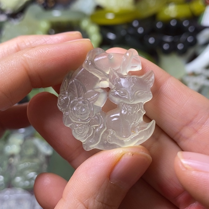 岫玉岫玉颈饰未镶嵌