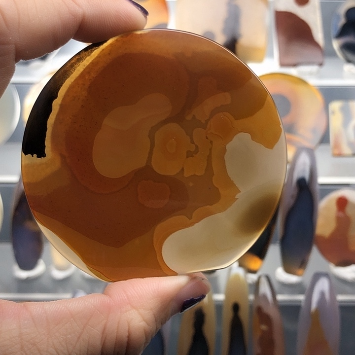 玛瑙/玉髓合金颈饰138