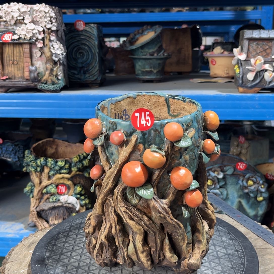 745 号陶然花器手工花盆