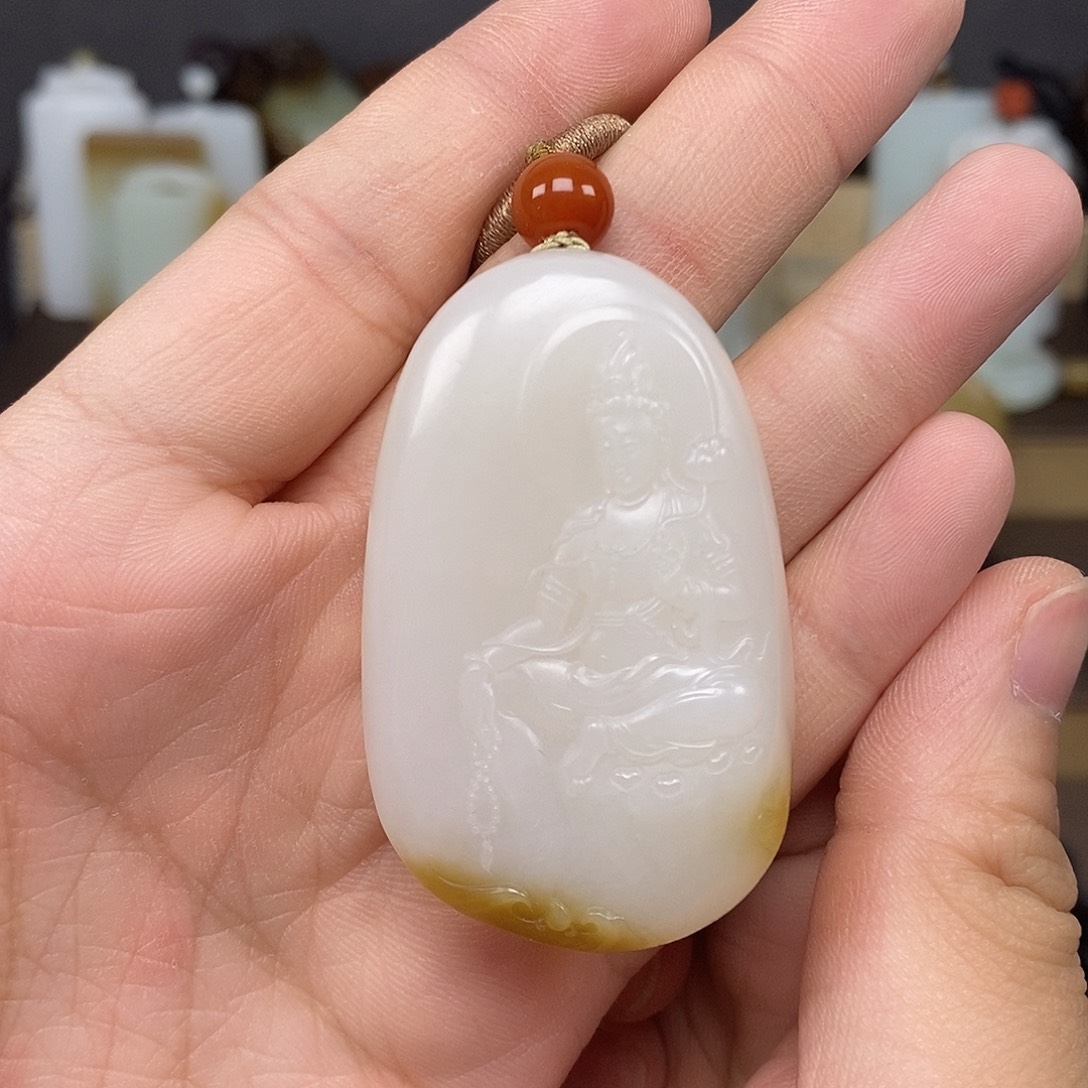 颈饰未镶嵌和田玉6