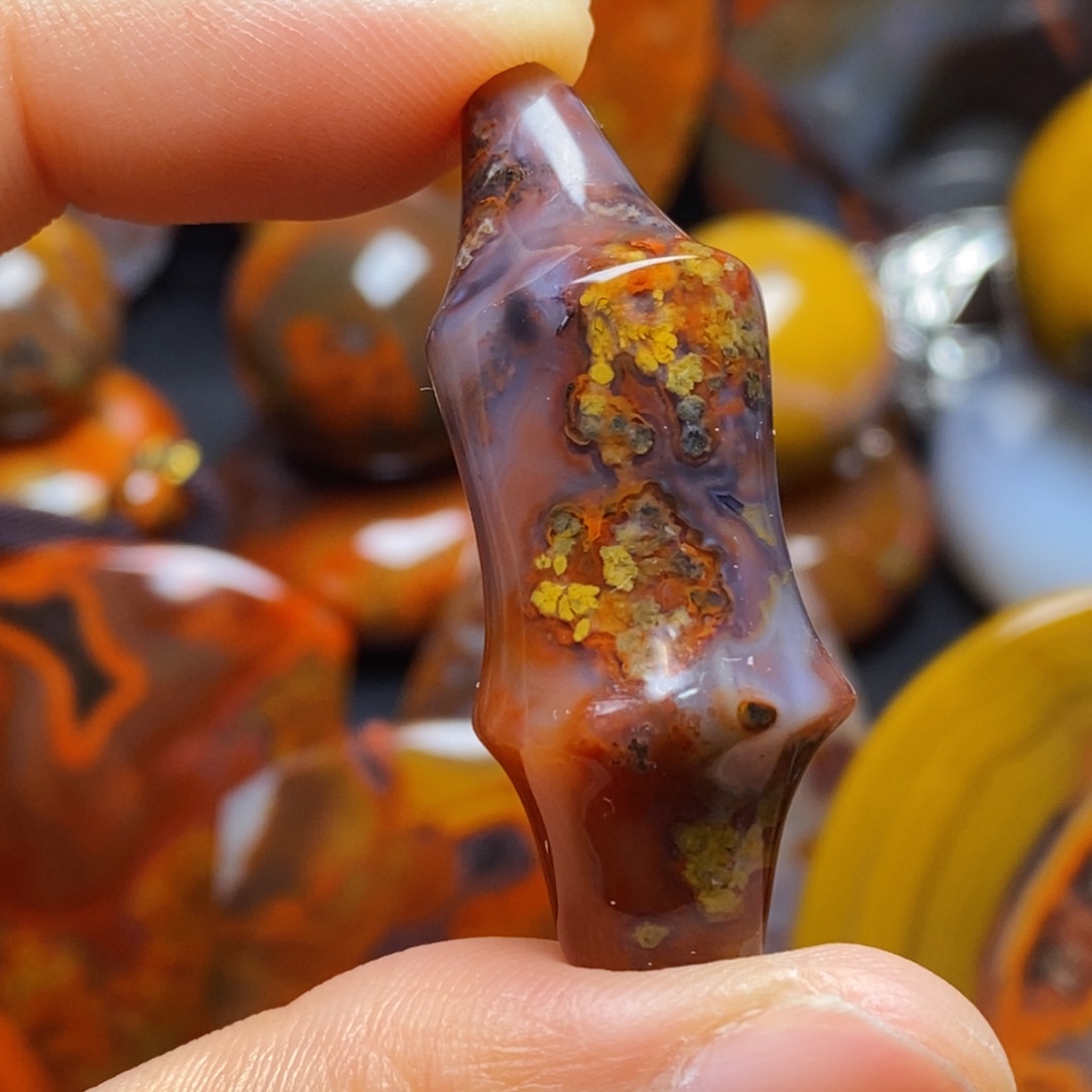 玛瑙/玉髓吊坠(不含链)未镶嵌