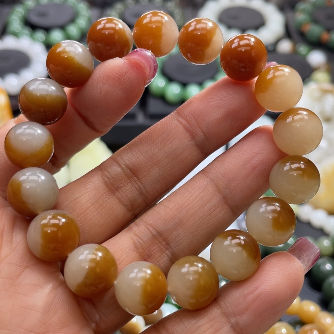 和田玉手串未镶嵌