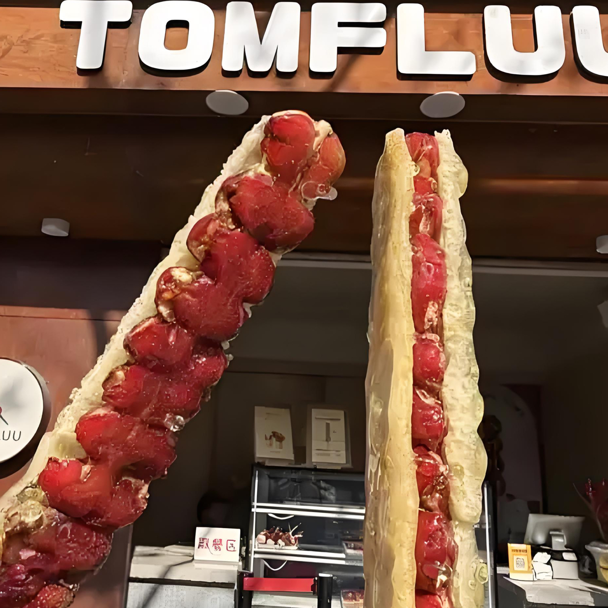 山楂芝麻奶皮子糖葫芦（整张奶皮子太爽了）一串