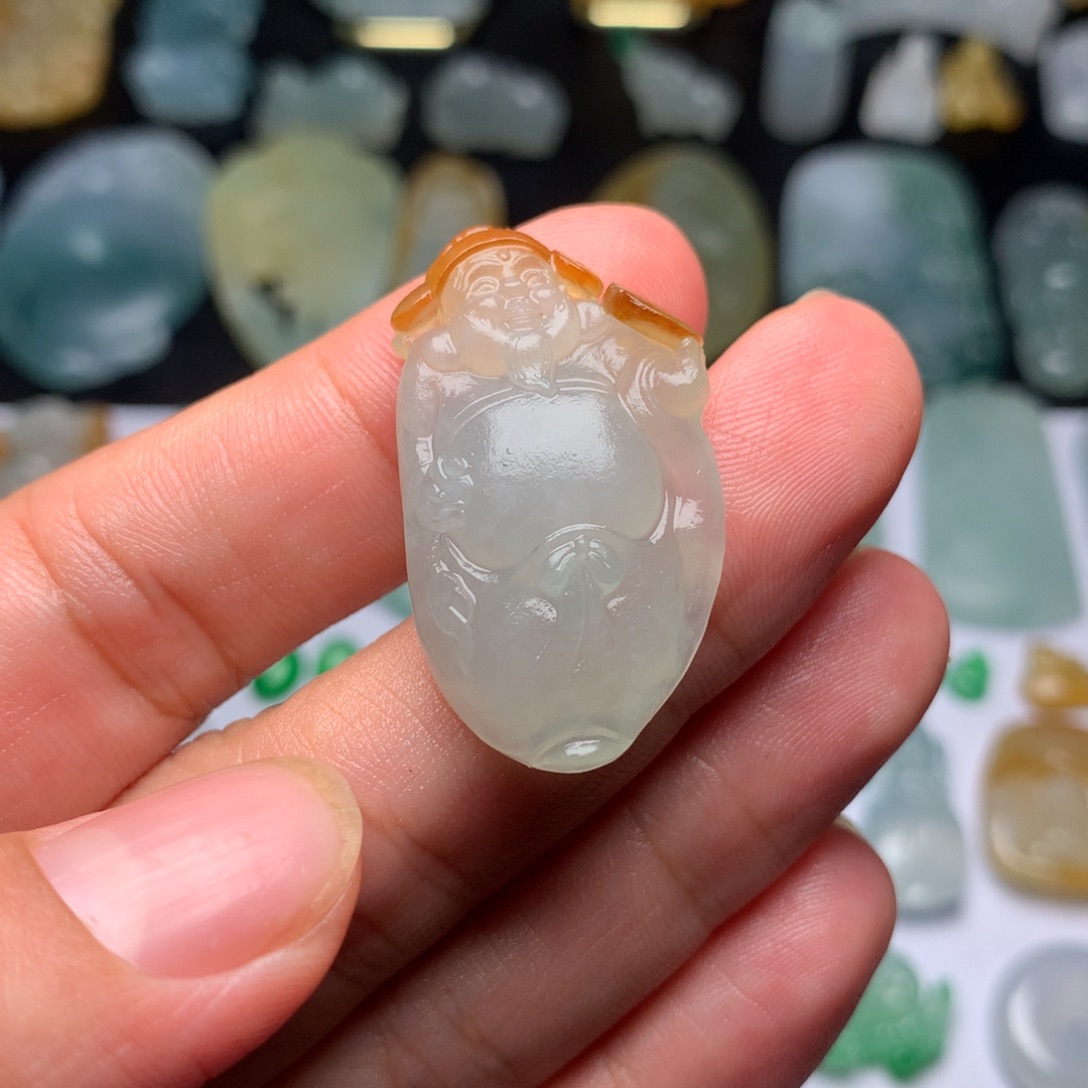 定制翡翠未镶嵌财爷