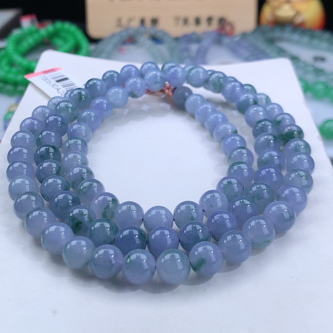 翡翠手链未镶嵌卡7.5