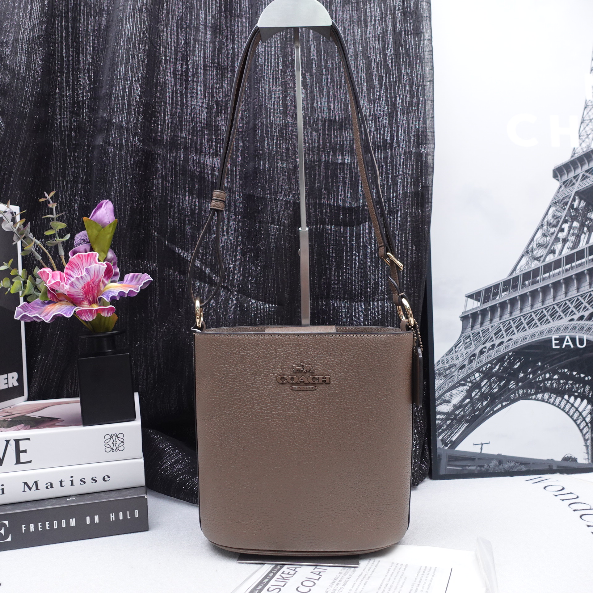 95新 COACH/蔻驰 单肩包/T10160013