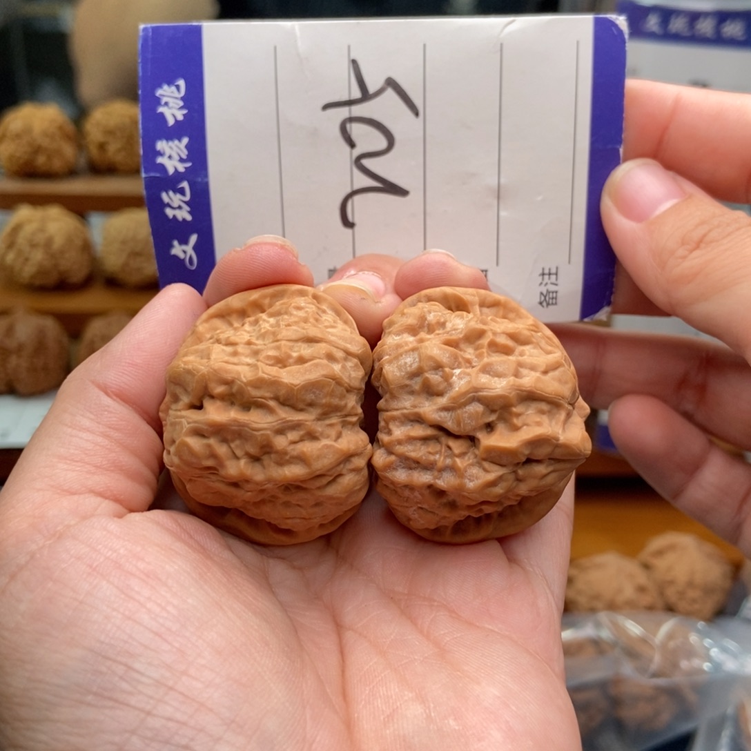 文玩核桃把件38蛤蟆头