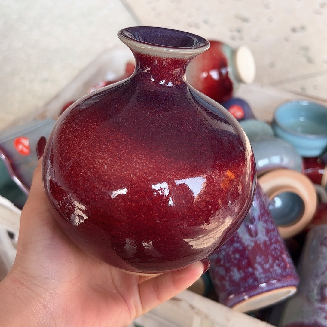 摆件郑家钧窑摆件wei