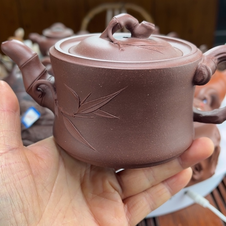 茶壶紫砂紫砂花茶