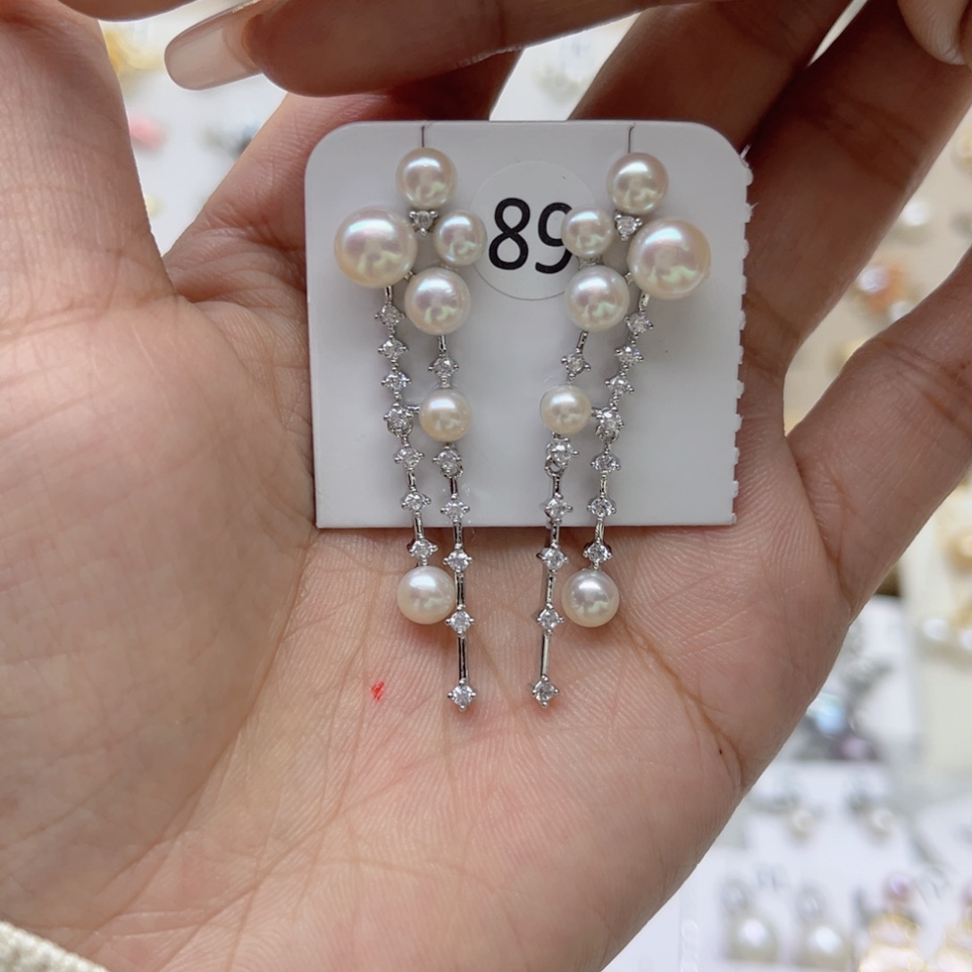 ՞****淡水珍珠戒指合金