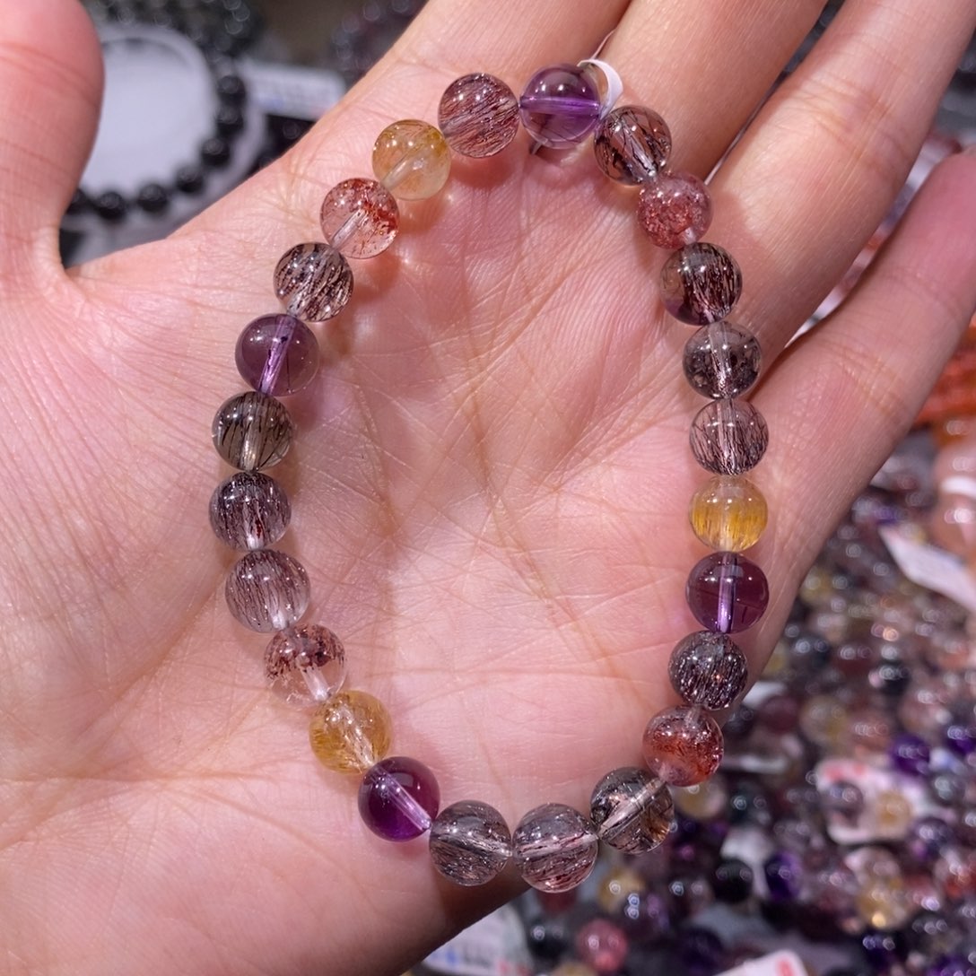 水晶手串未镶嵌手链7.6mm