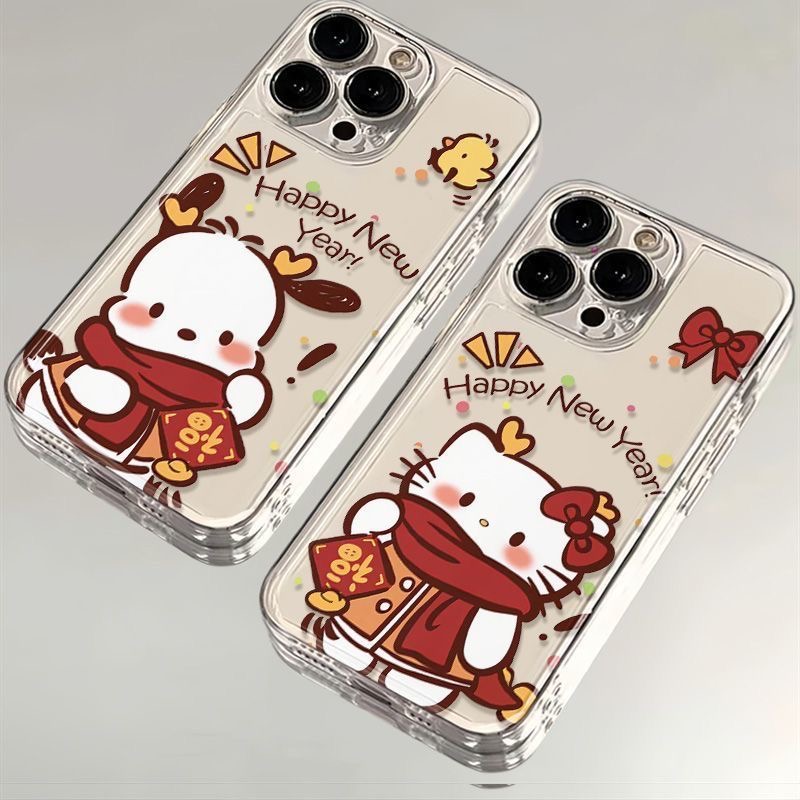 新年好适用苹果iphone小米15/14/13promax防摔vivo华为oppo手机壳