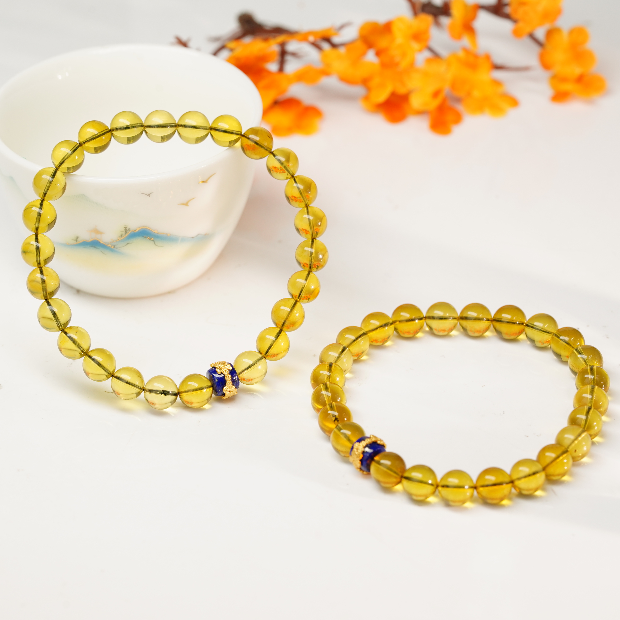 【小北好物】琥珀DIY单圈手串约7mm【多样性发一件】 QH03X1013