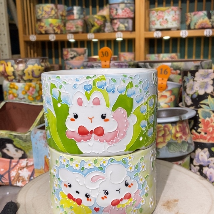 红陶景德镇艺术手绘作品展览