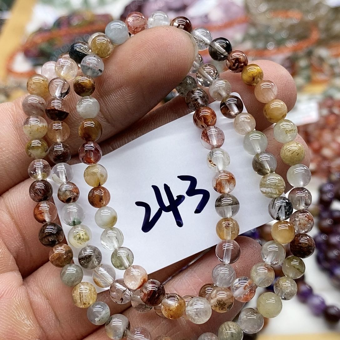 水晶手链未镶嵌天然