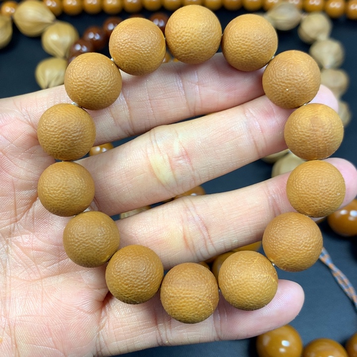 【闪购商品】橄榄核手串/手链精品1.5橘子皮