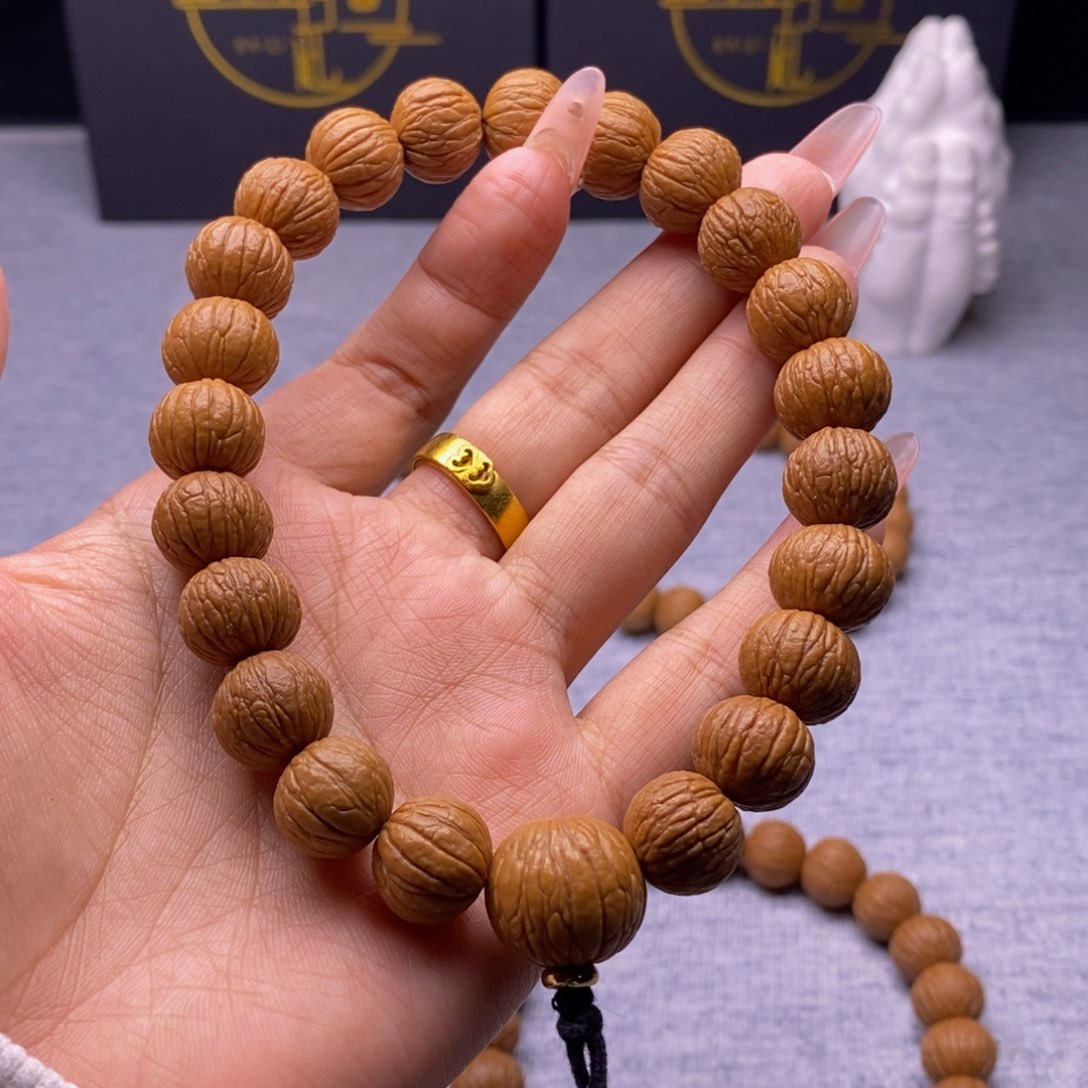 猴头核桃手串凤羽288