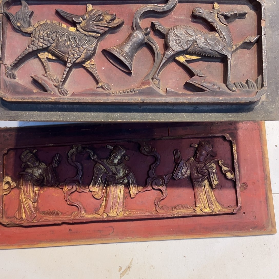 D***L香榧木老木雕花板