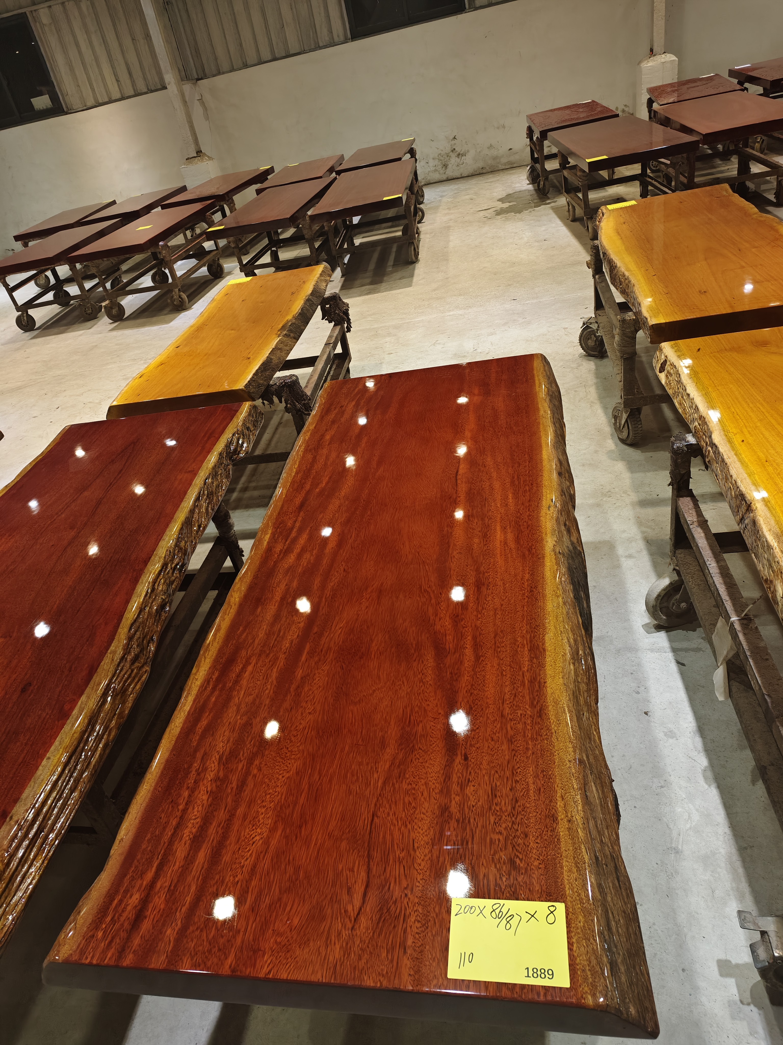 非洲进口实木大板茶桌办公桌