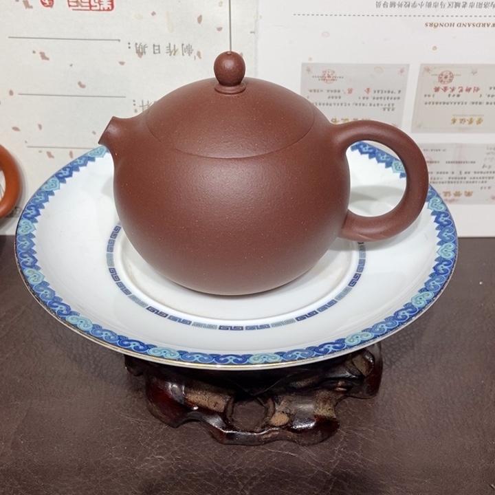 紫砂茶壶底槽清220容量