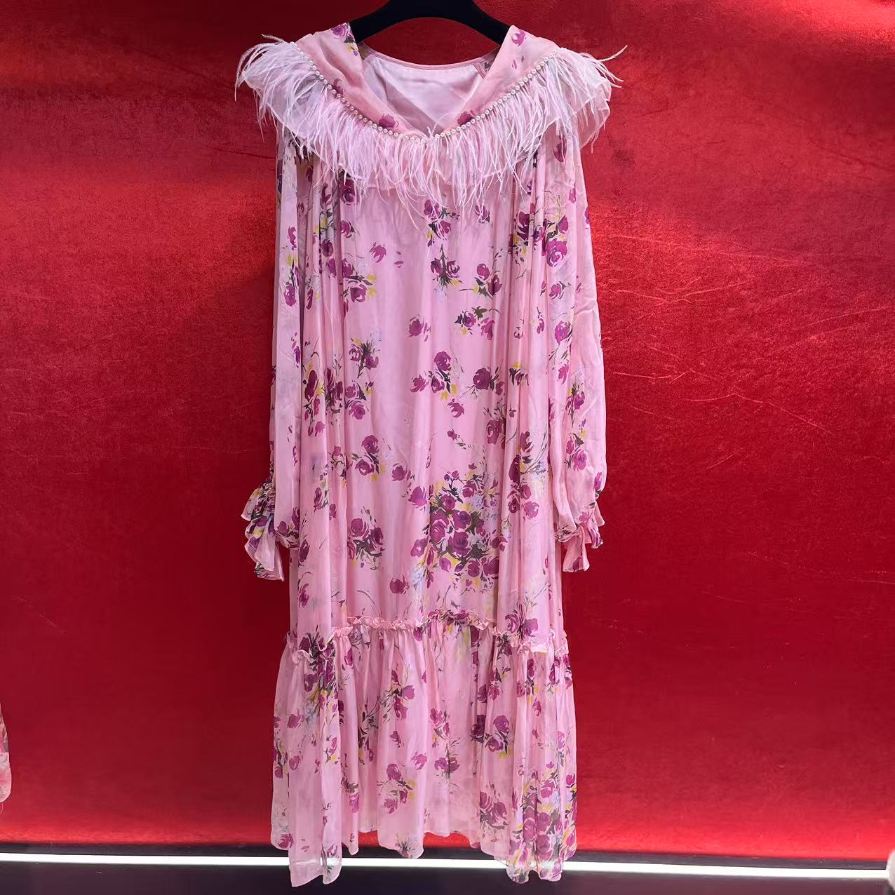 【DANDAN BRAND】283深圳南油小众大码设计高定连帽气质仙连衣裙