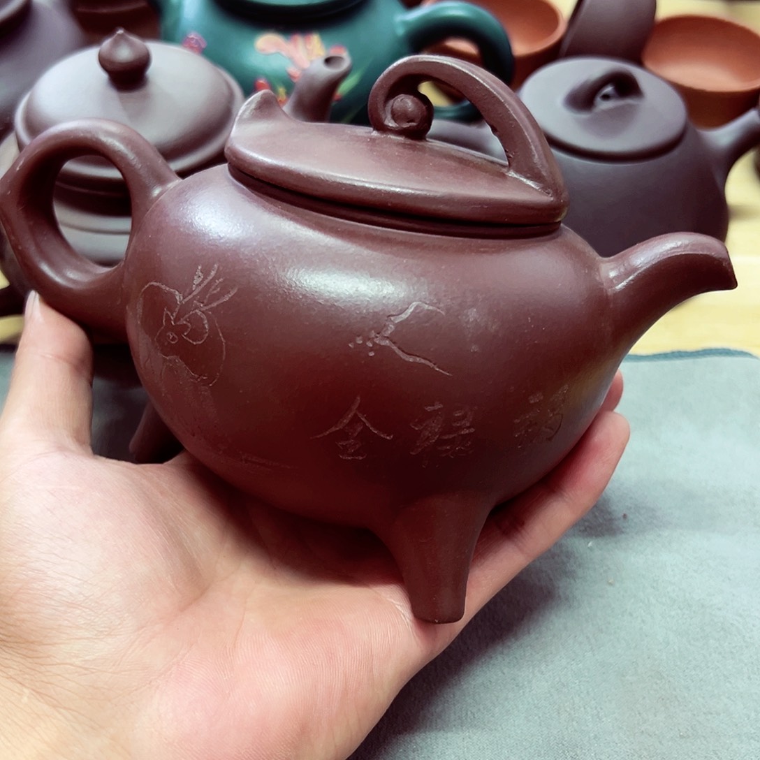 茶壶紫砂宜兴原矿紫砂壶手工制作