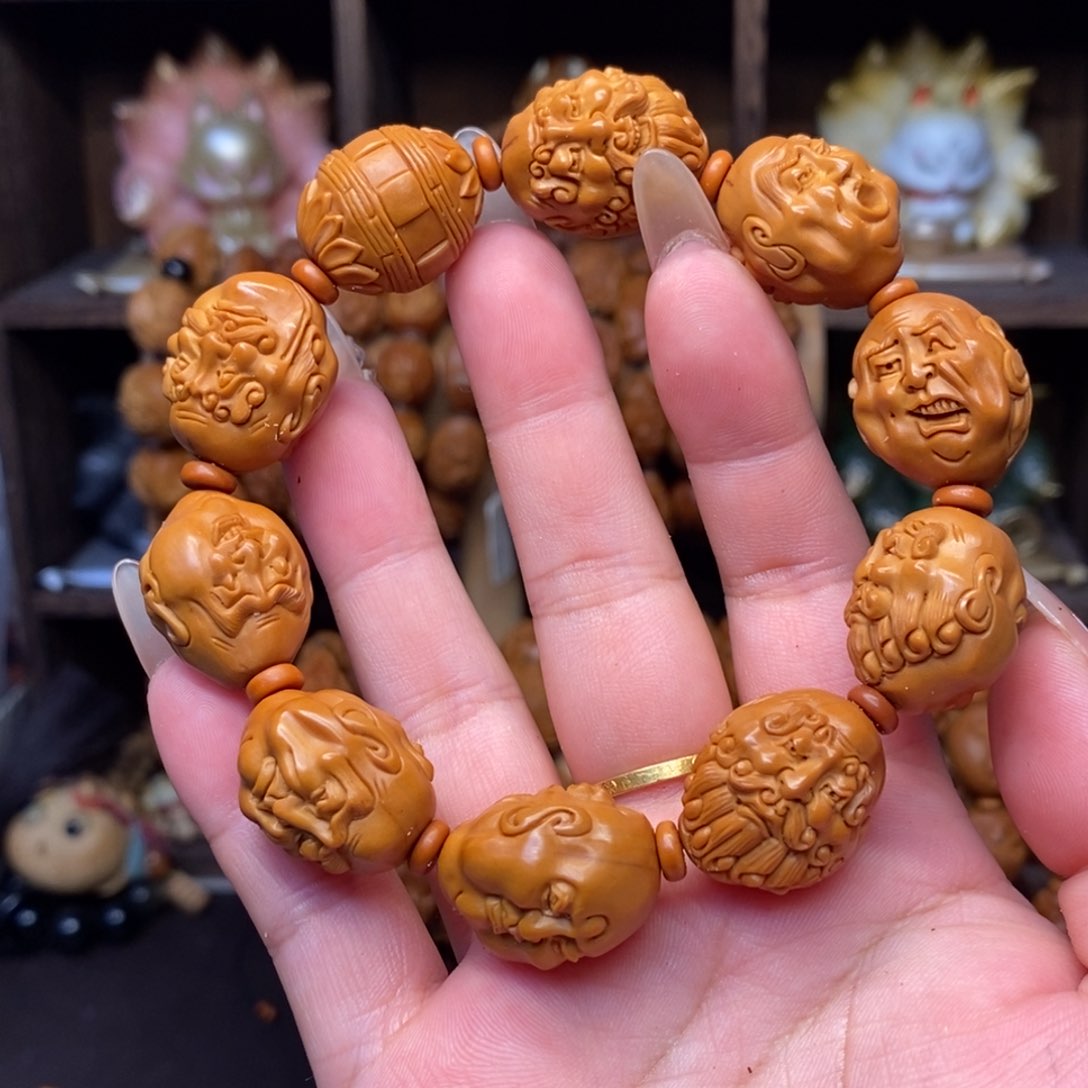 橄榄核手串/手链十八罗汉