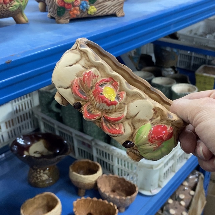 陶瓷花盆单场满9.9发12.5*6*6