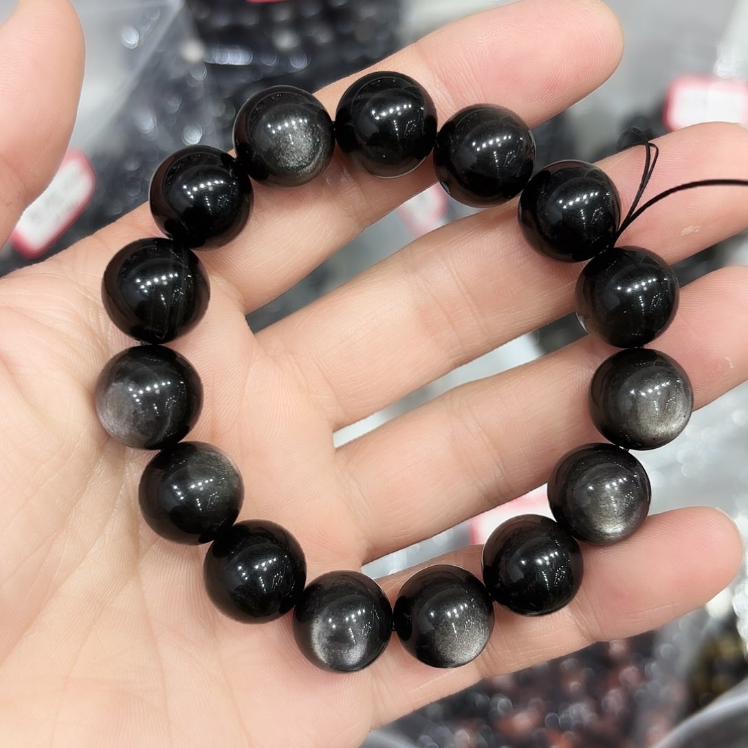 水晶手链未镶嵌银卡14