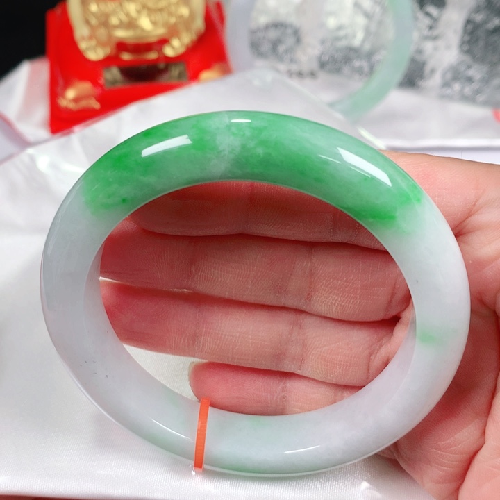 未镶嵌手镯翡翠   编号DH1225 正圈59 福利镯