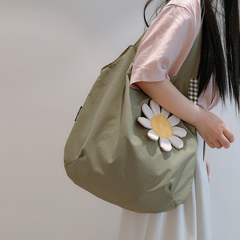 【三色补丁】小雏菊慵懒布袋 肉粉 艾草绿