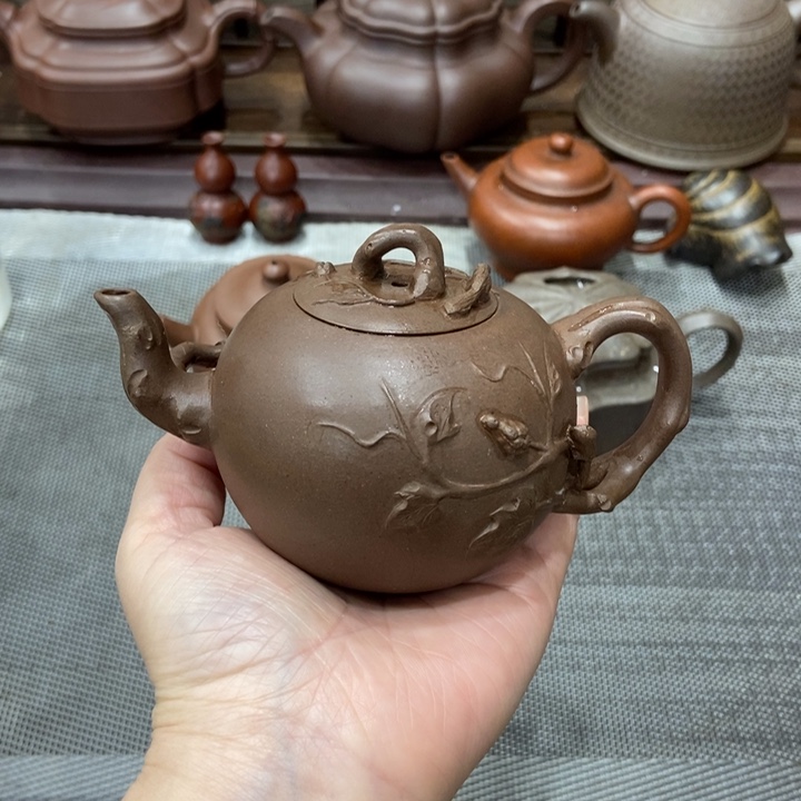 小***刀紫砂茶宠宜兴紫砂
