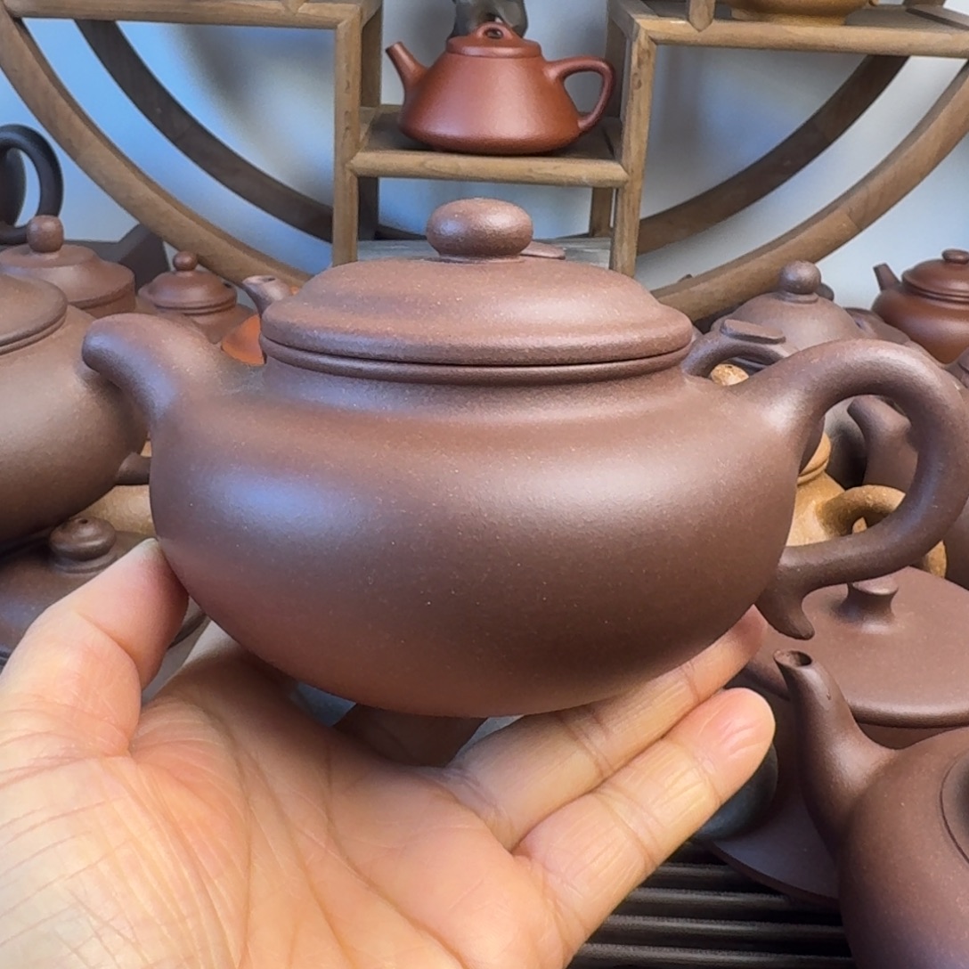 茶壶紫砂300cc仿古嫩底槽清