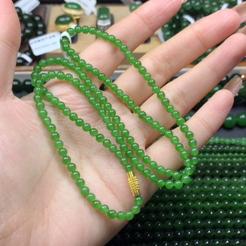 【闪购商品】颈饰未镶嵌和田玉（碧玉）雨*4