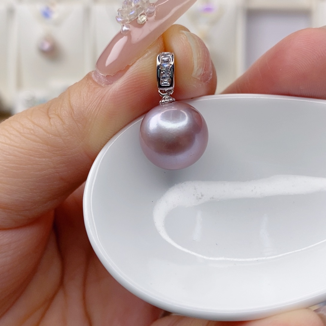 淡水珍珠吊坠(赠链)合金