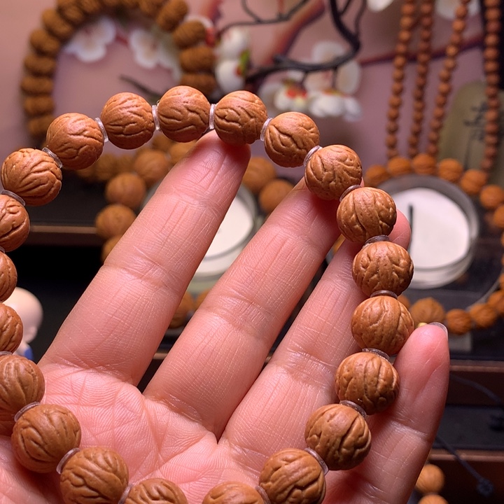 桃核手串鹏****会龙纹桃核