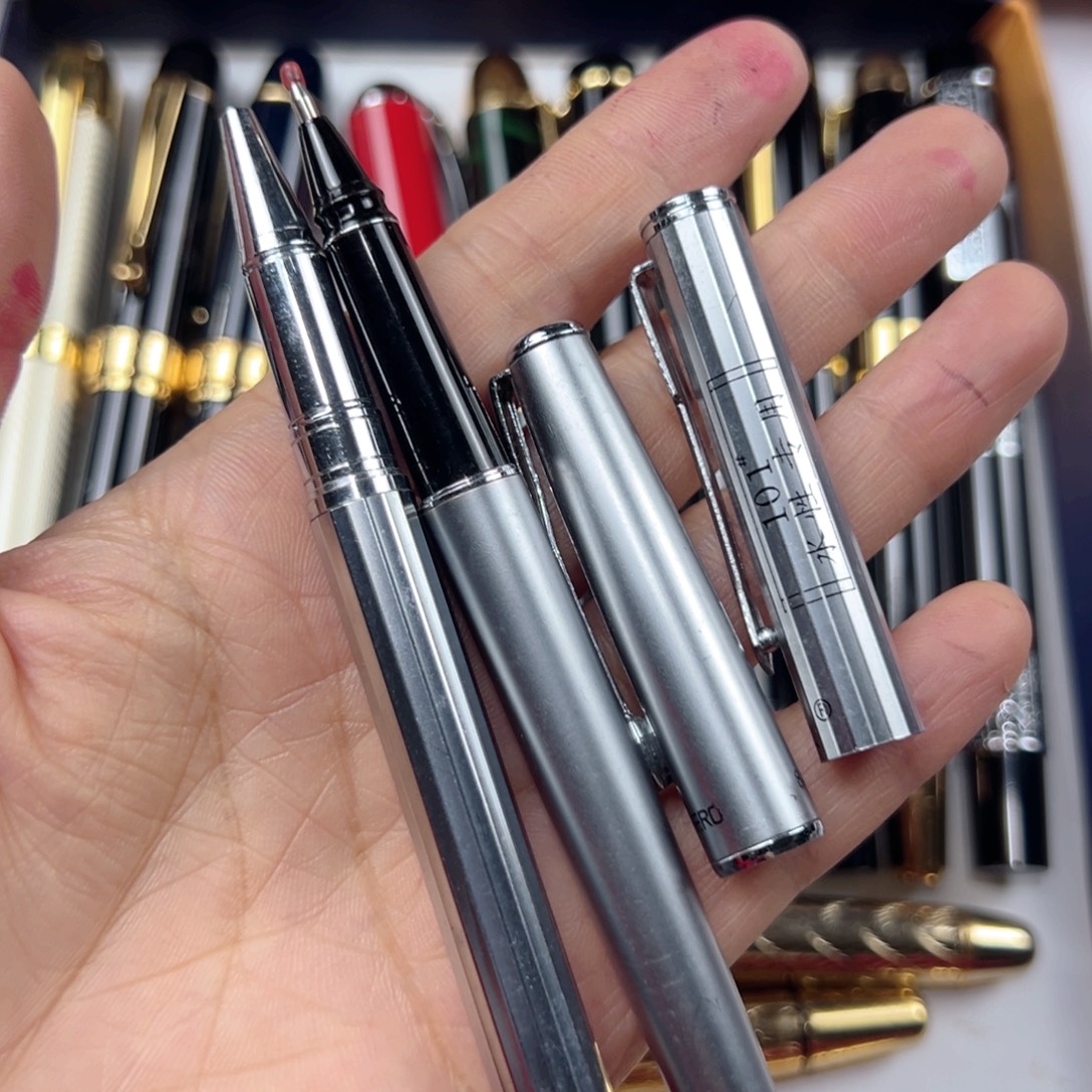 便携式两支全钢宝珠笔打包