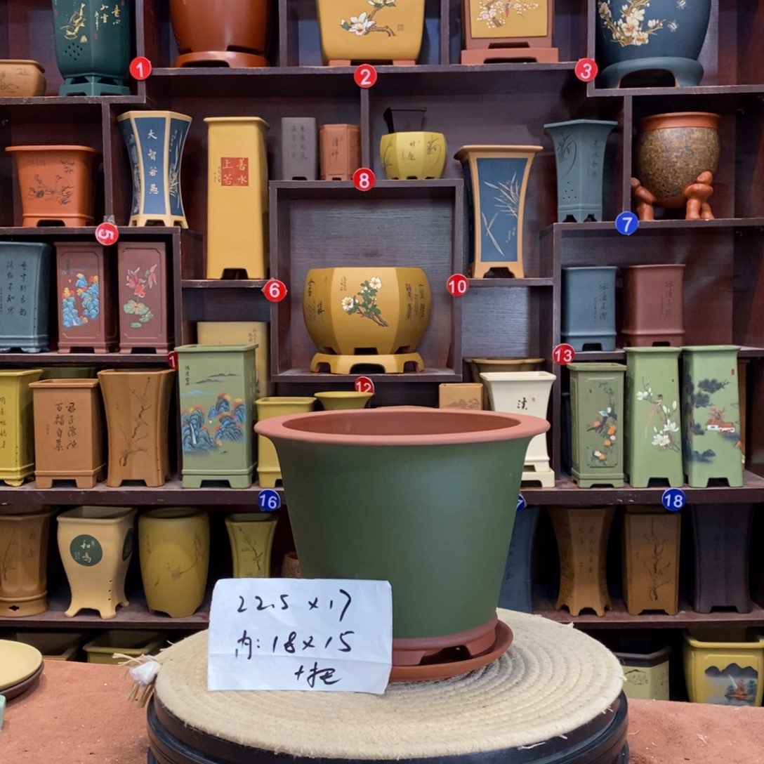 紫砂花盆紫砂艺术