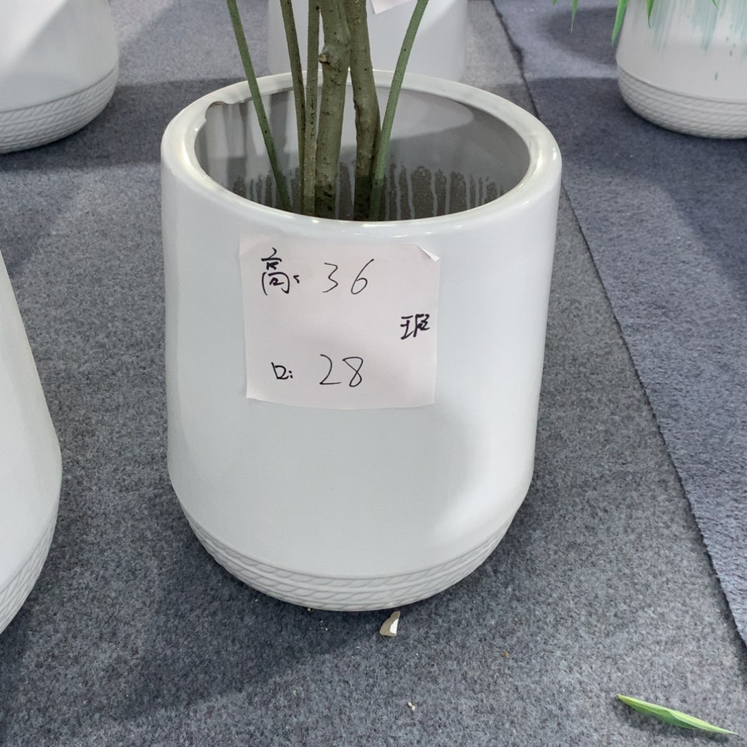 高温陶瓷花盆微瑕